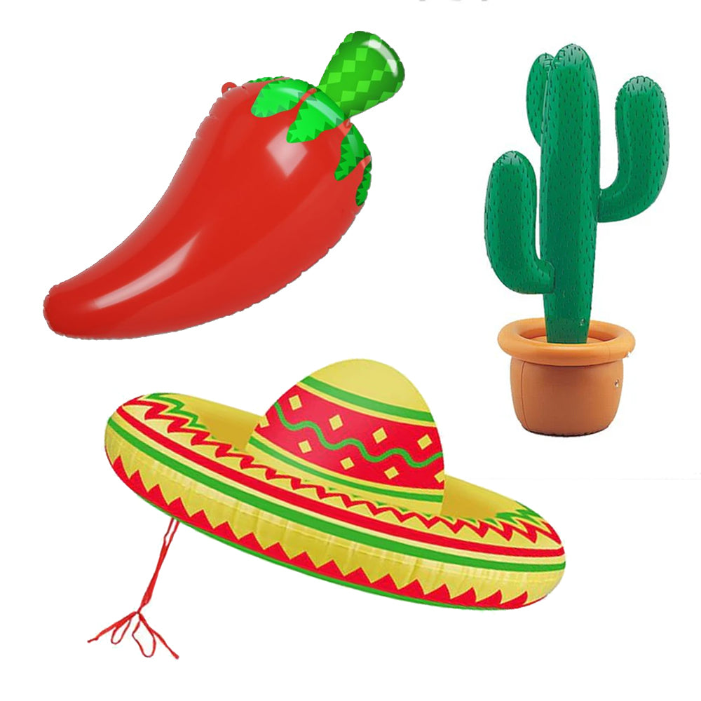 Mexican Themed Inflatables - Pack of 3