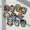 Mini Day of the Dead Cutouts on Textured Wall