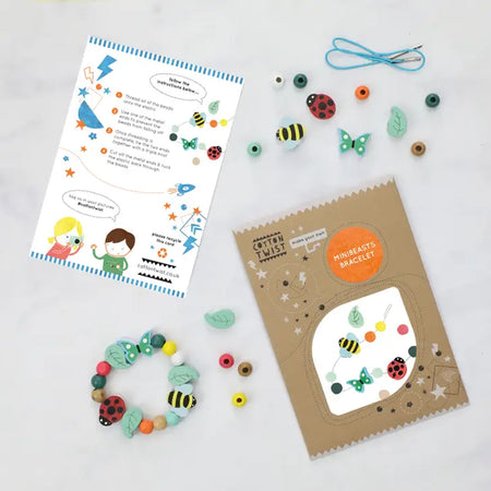 Make Your Own Minibeast Bracelet Kit - Plastic Free