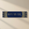 Navy and gold Happy New Year banner without sparkle overlays