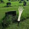Glow in the Dark Skeleton Hand Garden Stake - 43cm
