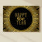 New Year's Eve Gold 'Happy New Year' Poster Decoration - A3