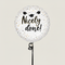 Nicely Done Balloon with Black Ribbon