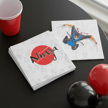Ninja Paper Napkins - 33cm - Pack of 20