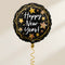 Happy New Year Gold Sparkle Foil Balloon - 18