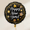 Happy New Year Gold Sparkle Foil Balloon - 18
