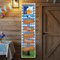 Oktoberfest Banner on Wooden Wall by Door