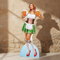 Oktoberfest Beer Babe Cardboard Cutout with Wall Background