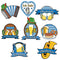 Oktoberfest Card Cutouts Decorations - Pack of 8