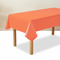Orange Tablecloth on Table