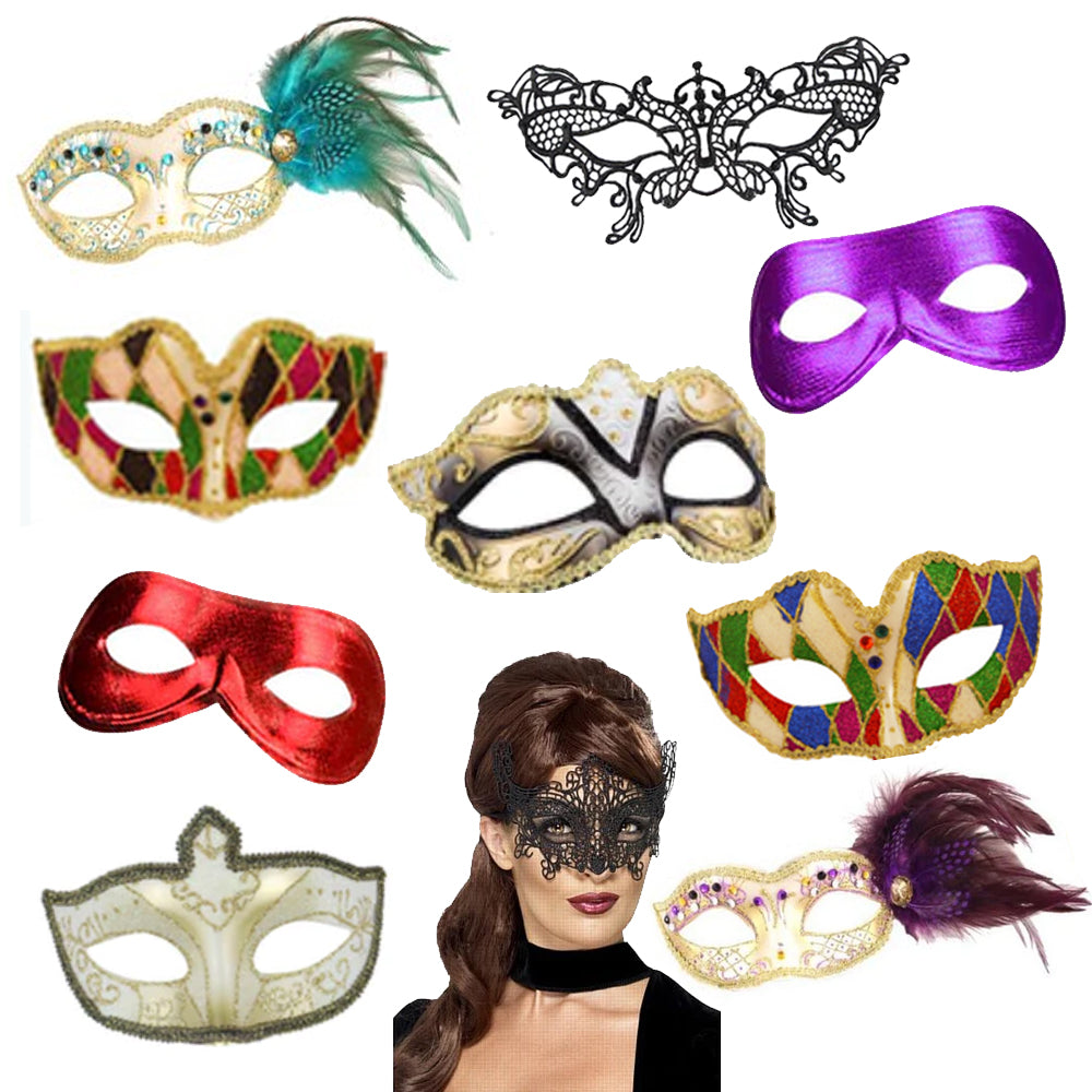 Pack of 10 Masquerade Masks