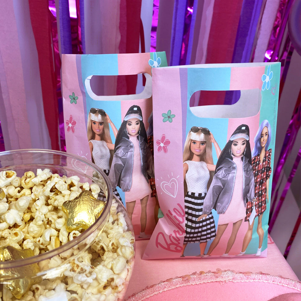 Barbie Paper Party Bags - Pack of 8