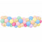 Pastel Confetti Balloon Arch DIY Kit - 2.5m