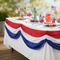 Patriotic Bunting Drapes Party Setting