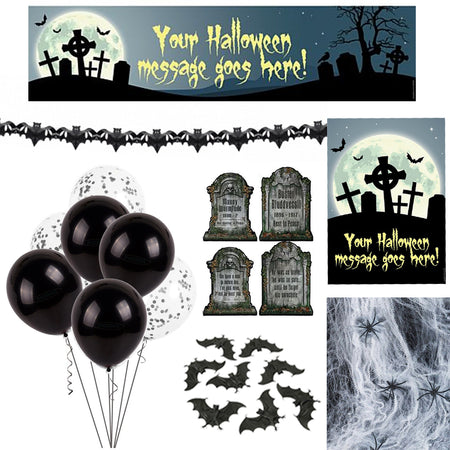 Personalised Halloween Decoration Party Pack