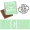 Personalised Chocolates- Green Baby Shower- Pack 16