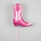 Pink Cowboy Boot Balloon Plain Wall Background