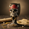 Pirate Skull Goblet Lightened