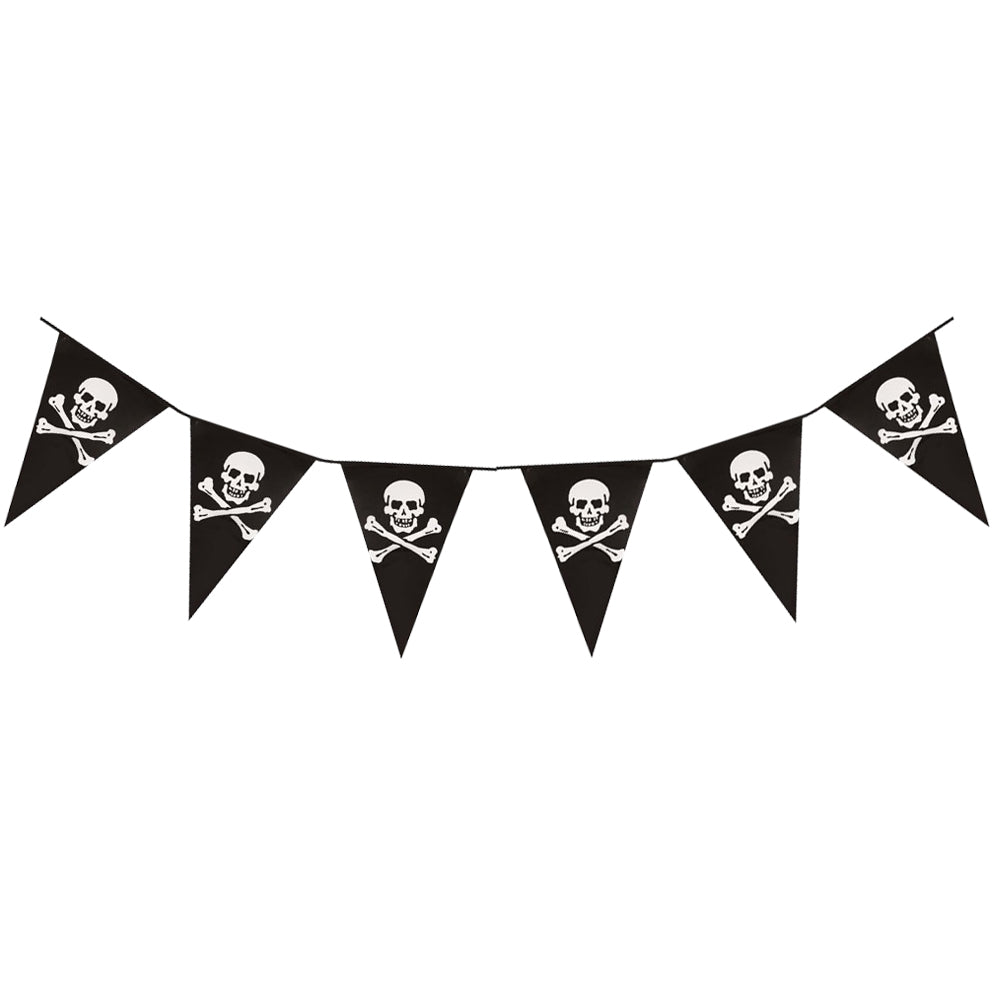 Pirate Skull and Crossbones Bunting - 4m