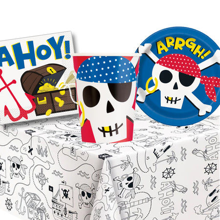 Pirate Fun Party Pack - For 8