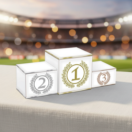 Podium Centrepiece Sports Setting