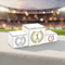 Podium Centrepiece Sports Setting