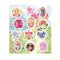 Princess Stickers - 11.5cm - Sheet of 12 stickers