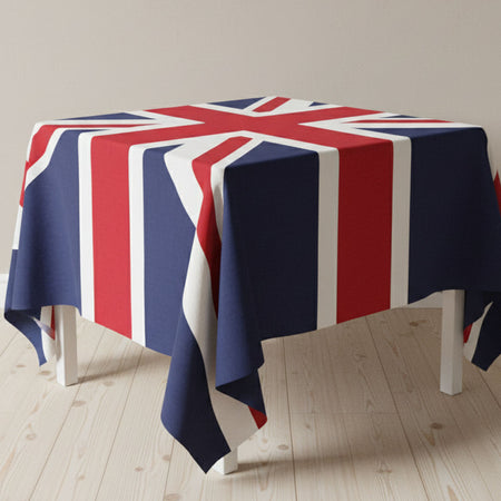Union Jack Flag Fabric Tablecloth - 2.44m