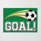 Football Goal Themed Poster - A3