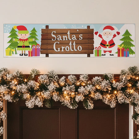 Santa's Grotto Banner- 1.2m
