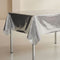 Silver Foil Plastic Tablecloth - 2.75m