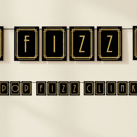 Pop, Fizz, Clink Card Bunting - 3.66m