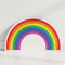 Rainbow Cardboard Cutout - 167cm