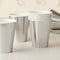 Metallic Silver Paper 12oz Cups- Pack of 8