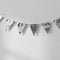 Metallic Silver Bunting - 10m