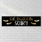 Eat, Drink and Be Scary Halloween Banner - 1.2m