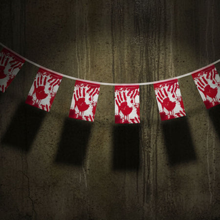 Bloody Halloween Flag Interior Bunting - 2.4m