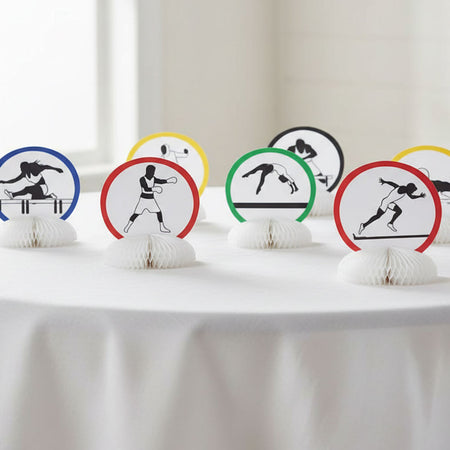 Summer Sports Mini Centrepieces - 11cm - Pack of 8