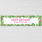 Tropical Leaves Personalised Banner - 1.2m