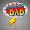 Superhero Dad SuperShape Foil Balloon - 27