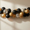 Black and Gold Balloon Arch DIY Kit - 2.5m