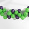Purple and Green Balloon Arch DIY Kit - 24 Balloons - 2.5m