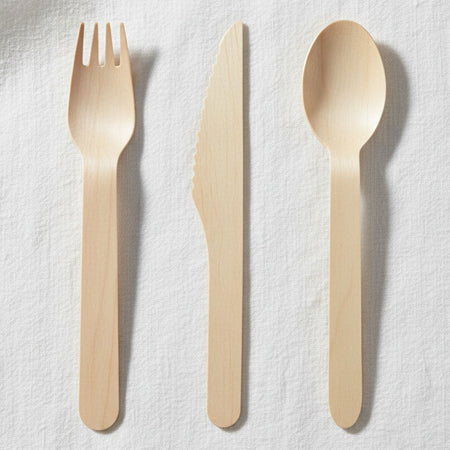 Wooden Cutlery - Pack of 24