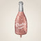Rose Gold Champagne Bottle Foil Balloon - 14