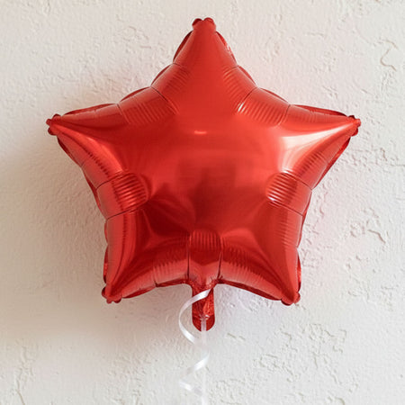Red Star Shaped Balloon 19