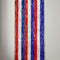 Red, White and Blue Shimmer Curtain - 2.5m