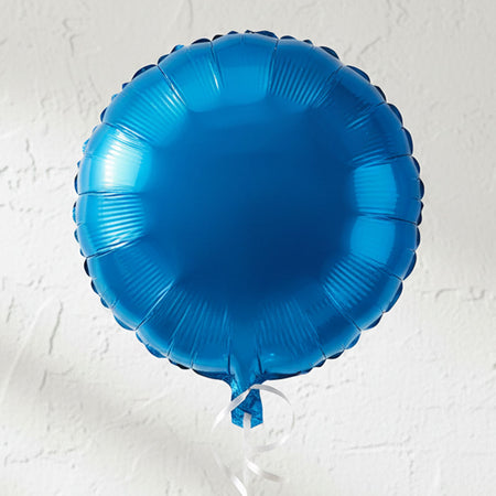 Blue Round Foil Balloon - 18