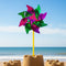 Large Foil Windmill - Assorted Colours - 40cm - Each