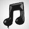 Black Double Note Foil Balloon - 36