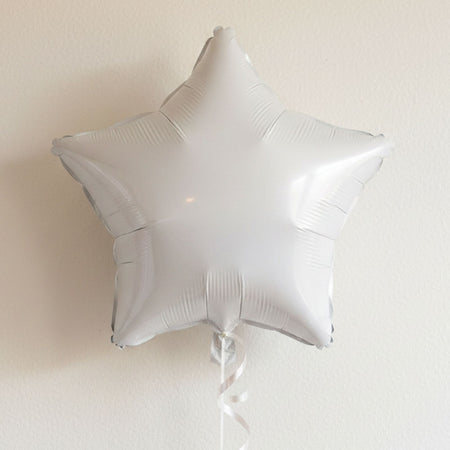 White Star Foil Balloon 19